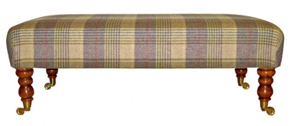 Moons Huntingtower Grape Bench Footstool